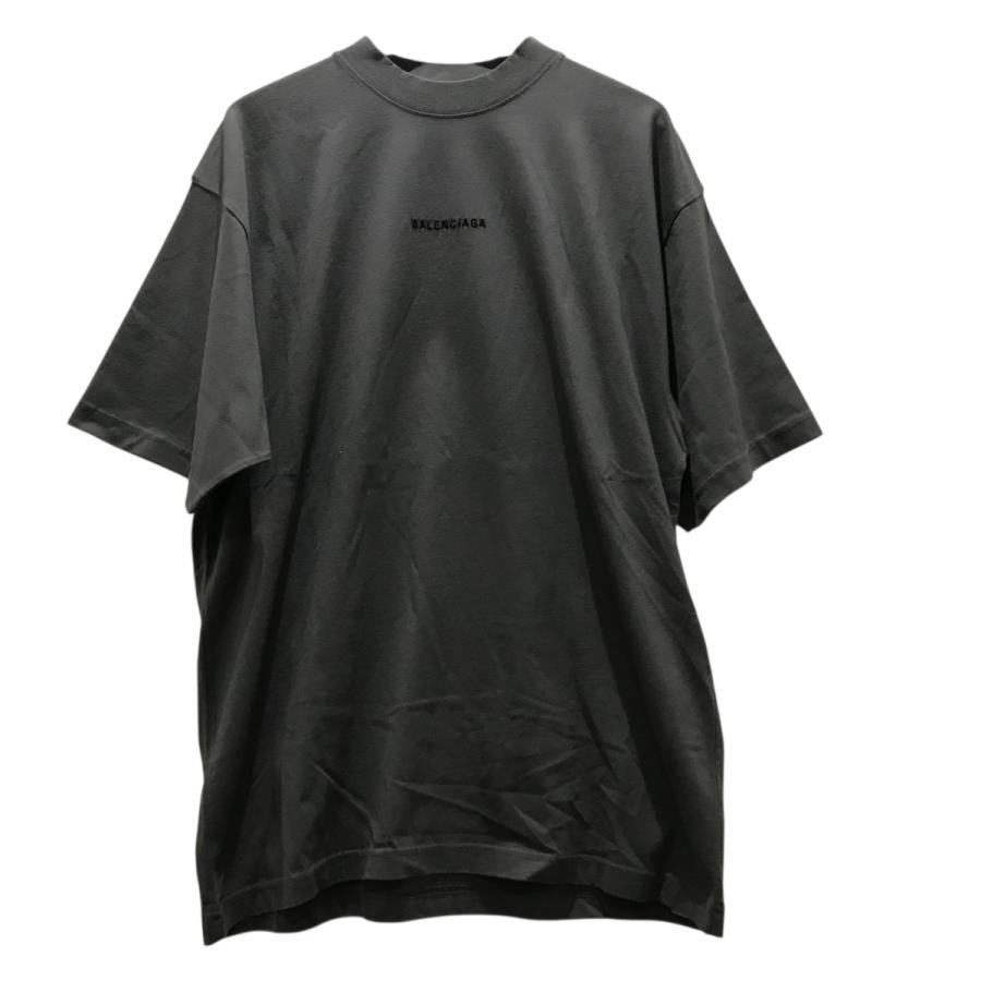 野*君様 BALENCIAGA ダークグレー Tシャツ Sサイズ Balenciaga グレー Tシャツ ユニセックス Mサイズ