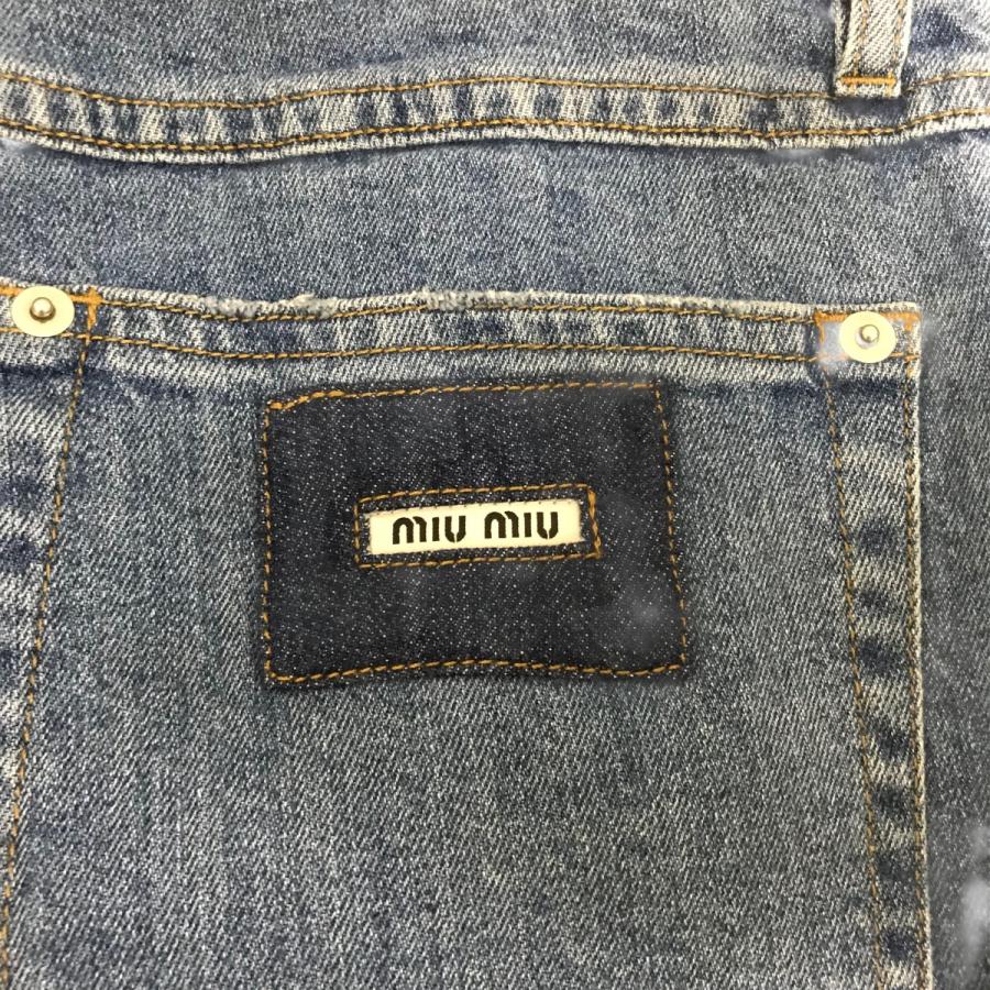 miu miu（ミュウミュウ） 【値下げ】MIU MIU デニムパンツ GWP256