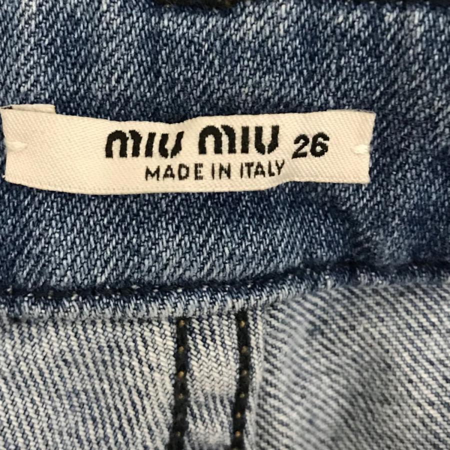 miu miu（ミュウミュウ） 【値下げ】MIU MIU デニムパンツ GWP256 
