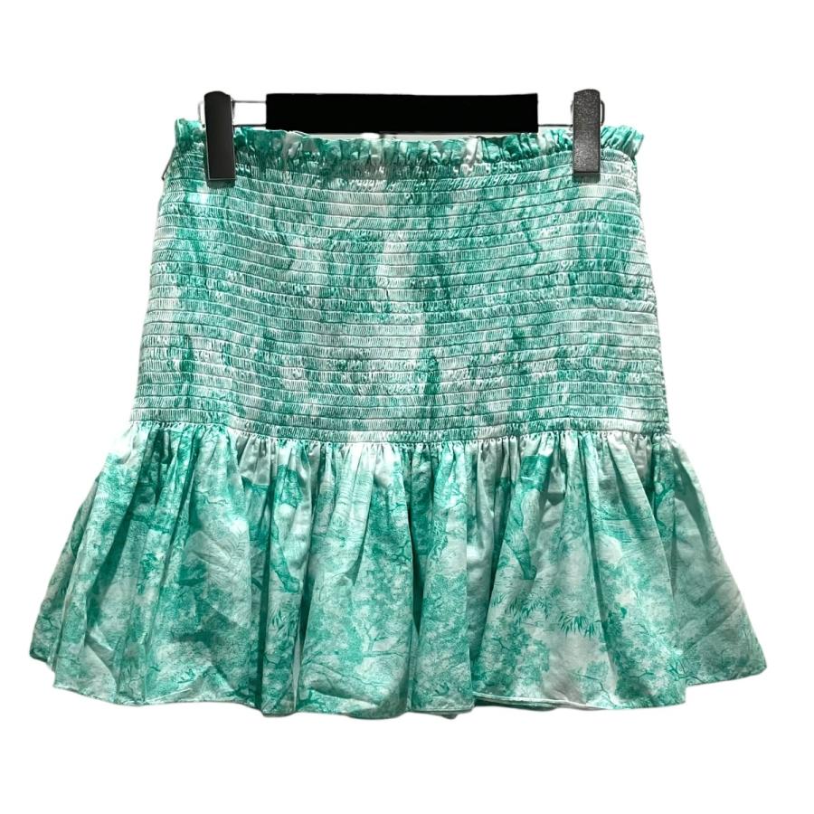 クリスチャンディオール Christian Dior 【Aquamarina Sauvage Skirt】 フリルスカート 441J99A3877 ホの画像