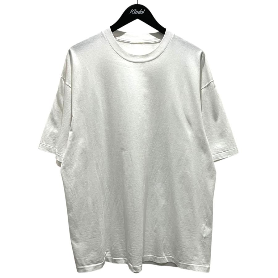 COMOLI（コモリ） コットンジャージ 半袖Tシャツ B01-05010 ホワイト