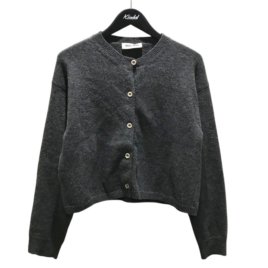 ミュウミュウ ニット　カーディガン お洒落な MIUMIU スーパーコピー カーディガン ニット Vネック ロゴ