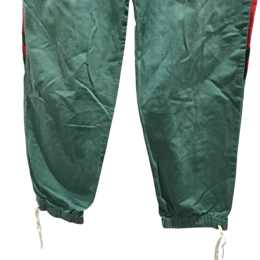 GUCCI（グッチ） イージーパンツ 604181 グリーン×レッド サイズ：48