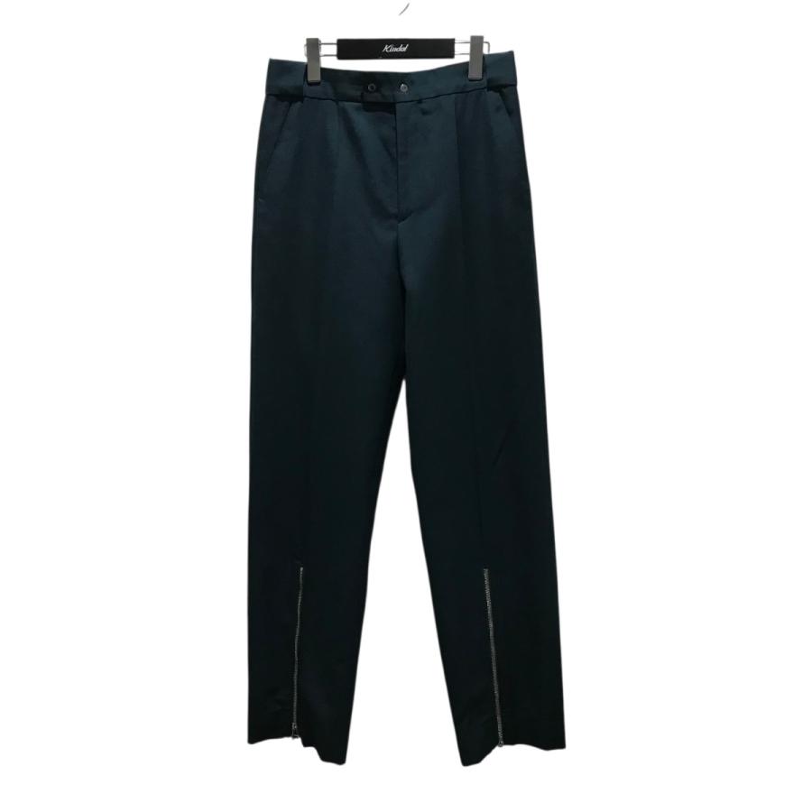 値下げ】NAMACHEKO ジップスラックス LANDAU TROUSER グリーン
