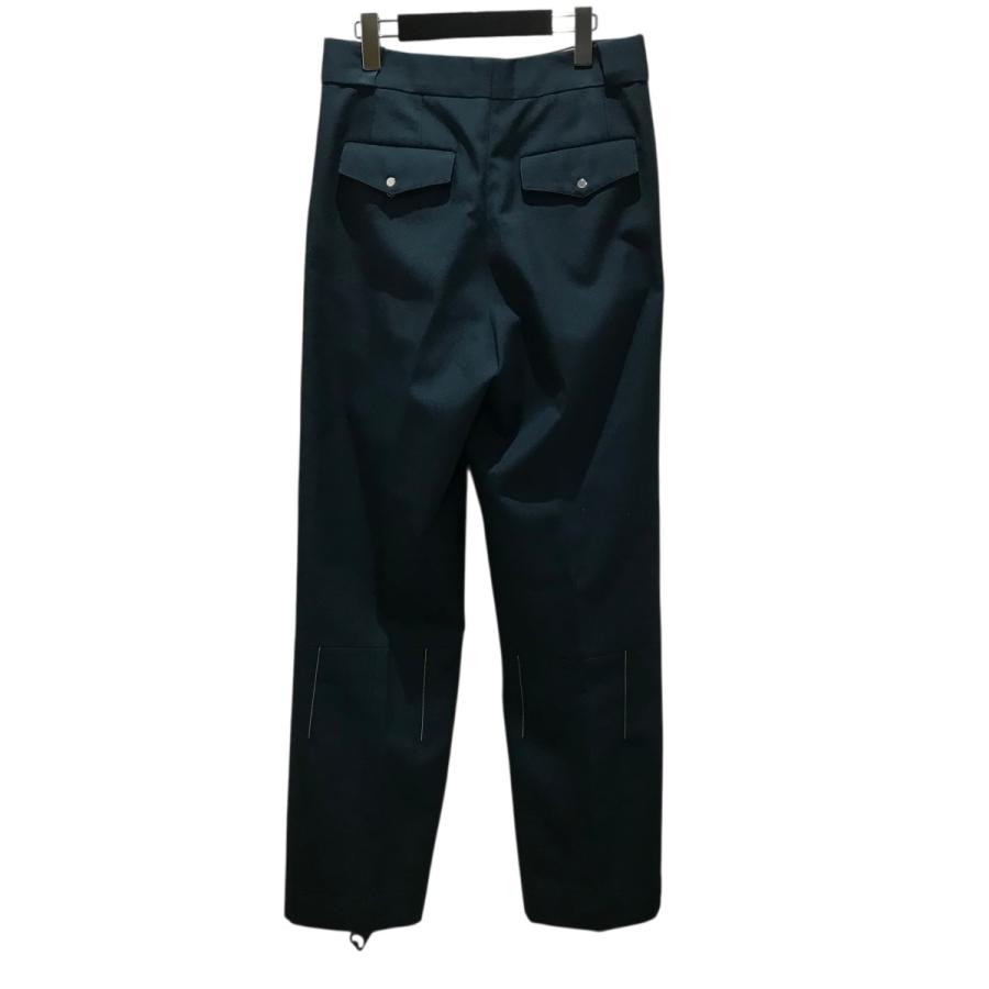 値下げ】NAMACHEKO ジップスラックス LANDAU TROUSER グリーン
