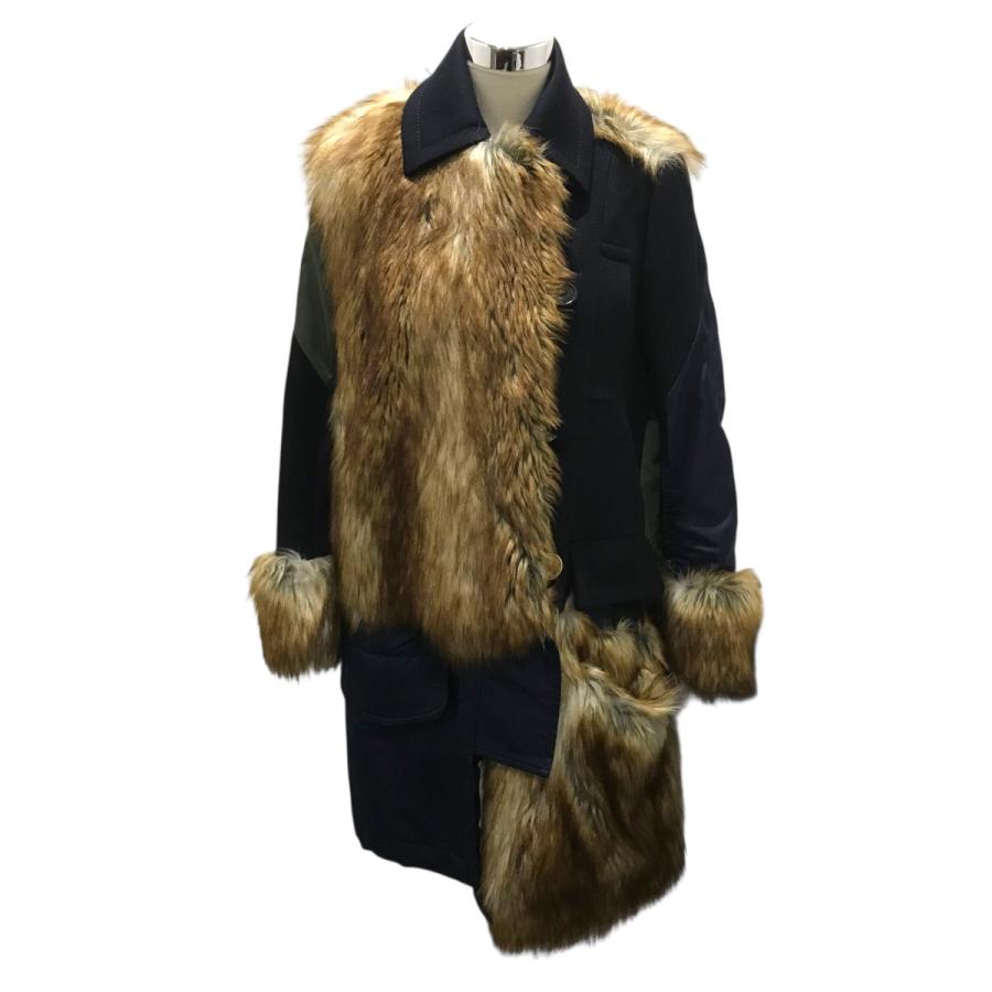 sacai（サカイ） 【Military Coat Faux Fur Panel】 再構築コート 18