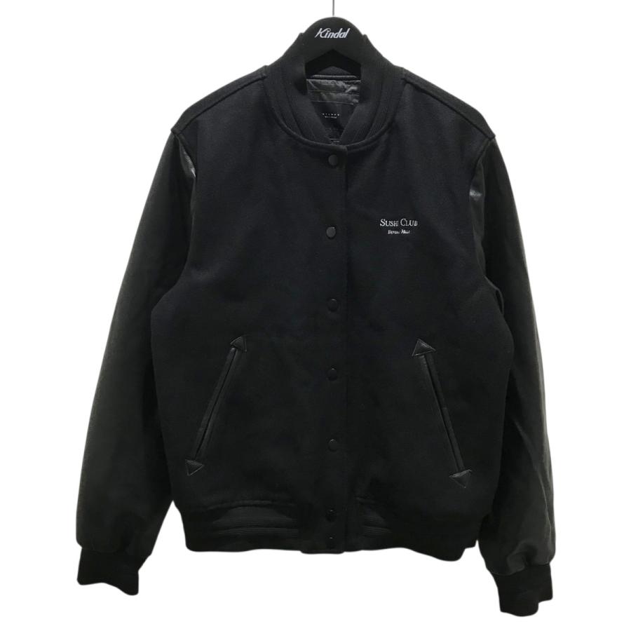 希少DUBAI Sushi Club スタジャン ブラック XL STAMPD（スタンプド） STAMPD SUSHI CLUBスタジャン ブラック サイズ