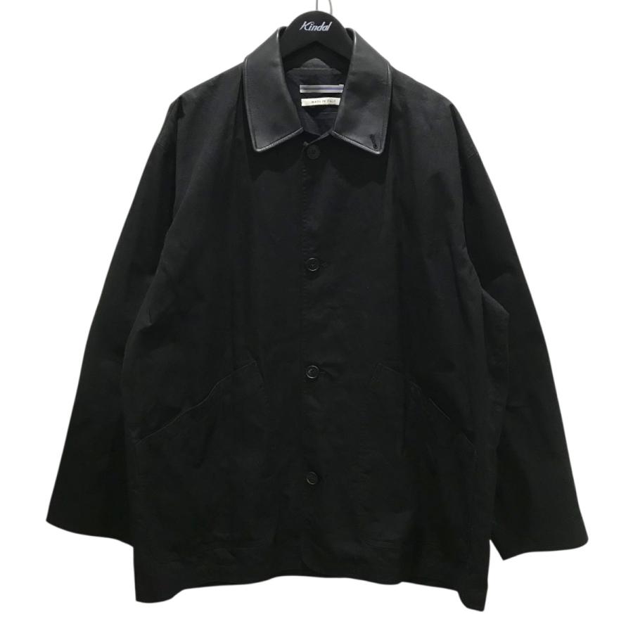 CristaSeya クリスタセヤ 【OVERSIZED BLOUSON WITH LEATHER PATCH