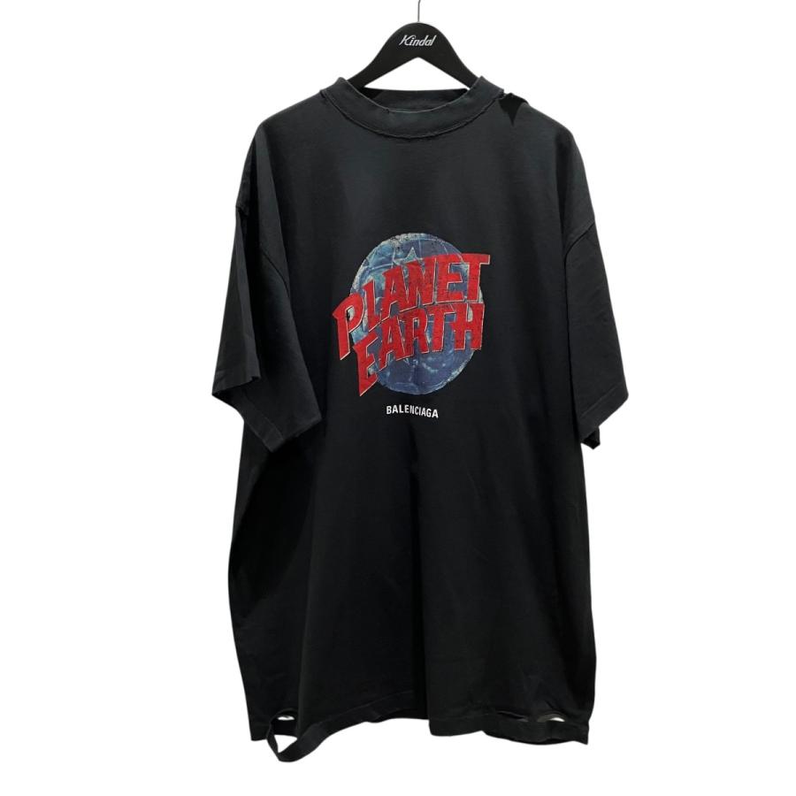 BALENCIAGA（バレンシアガ） プラネットアースオーバーサイズTシャツ 