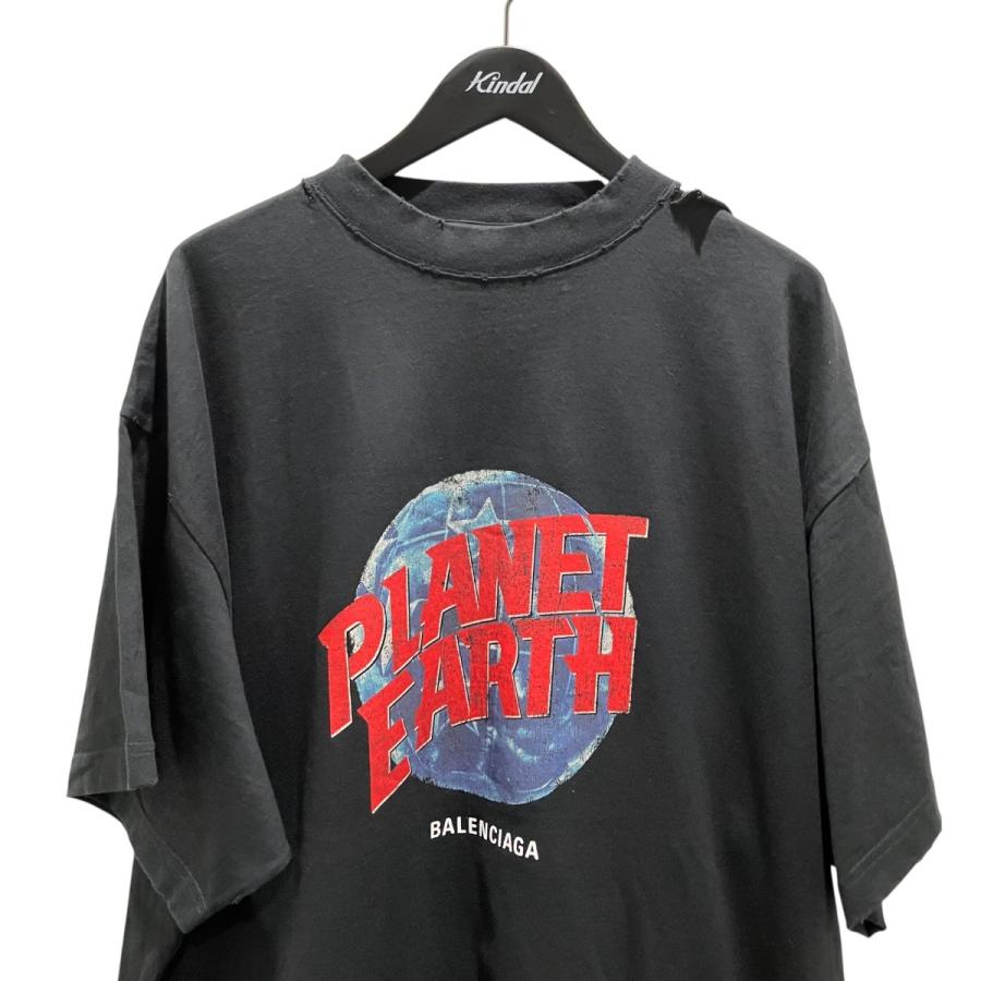 BALENCIAGA（バレンシアガ） プラネットアースオーバーサイズTシャツ 