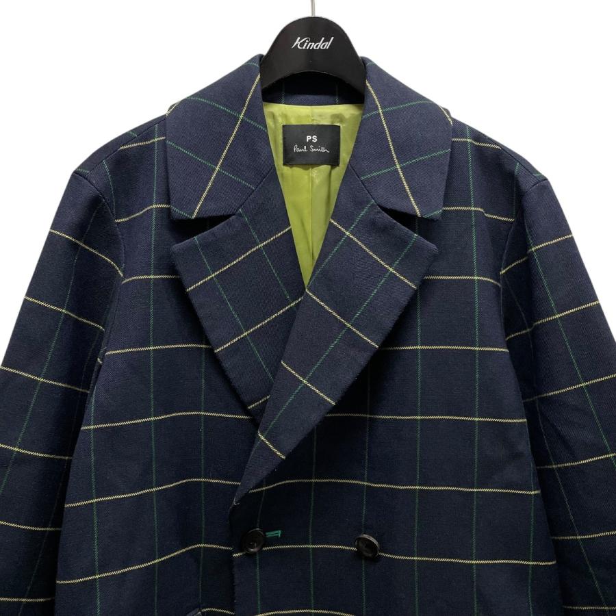 ピーエスポールスミス PS Paul Smith チェックチェスターコート 448656 