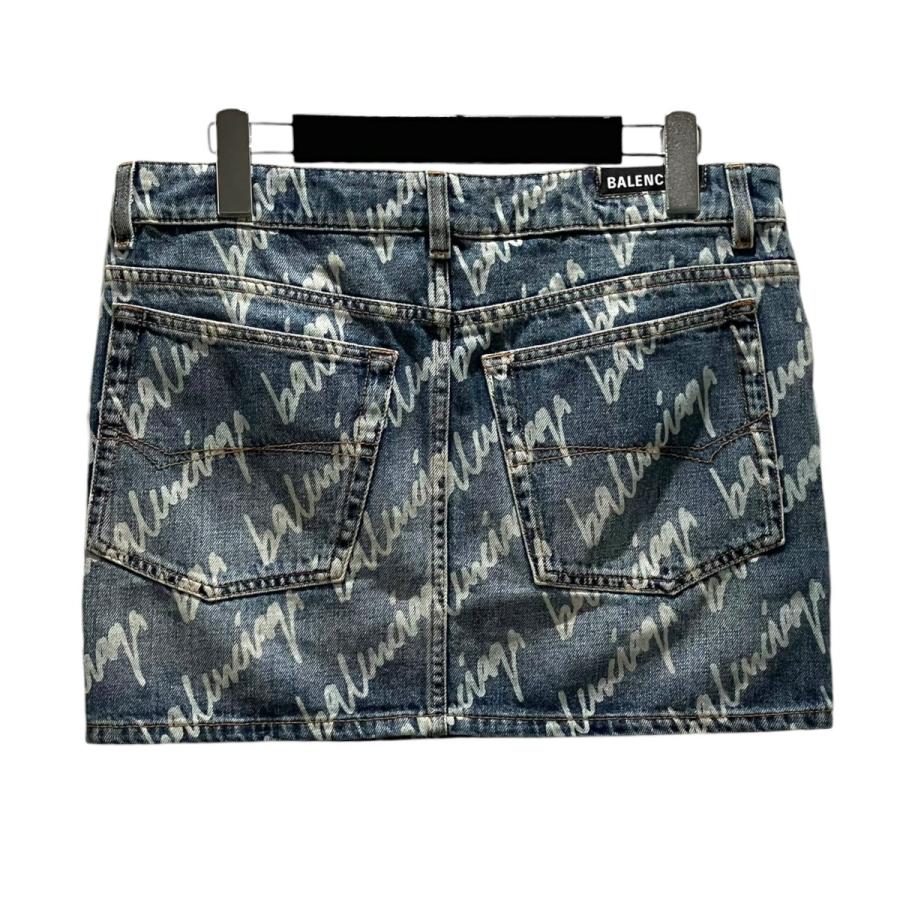 BALENCIAGA（バレンシアガ） 【値下げ】BALENCIAGA 総柄デニムミニ