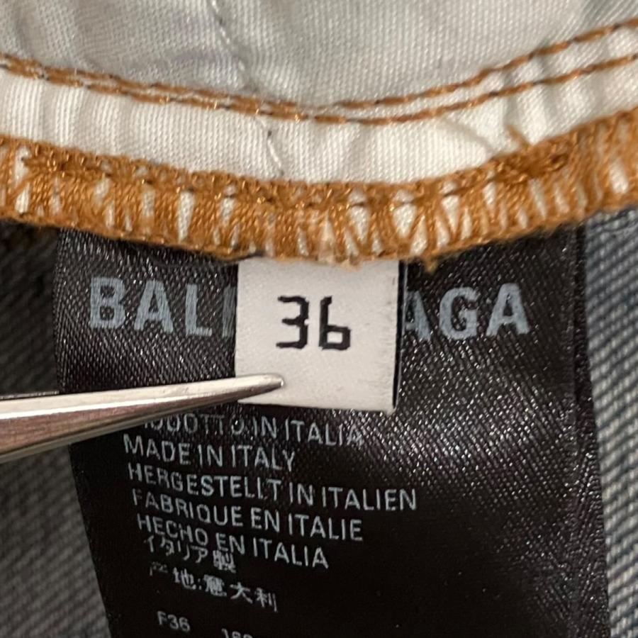 BALENCIAGA（バレンシアガ） 【値下げ】BALENCIAGA 総柄デニムミニ 