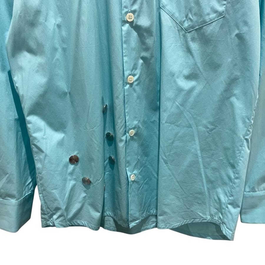 値下げ】NAMACHEKO 【COIN EMBROIDERD SHIRT】 コインシャツ スカイ