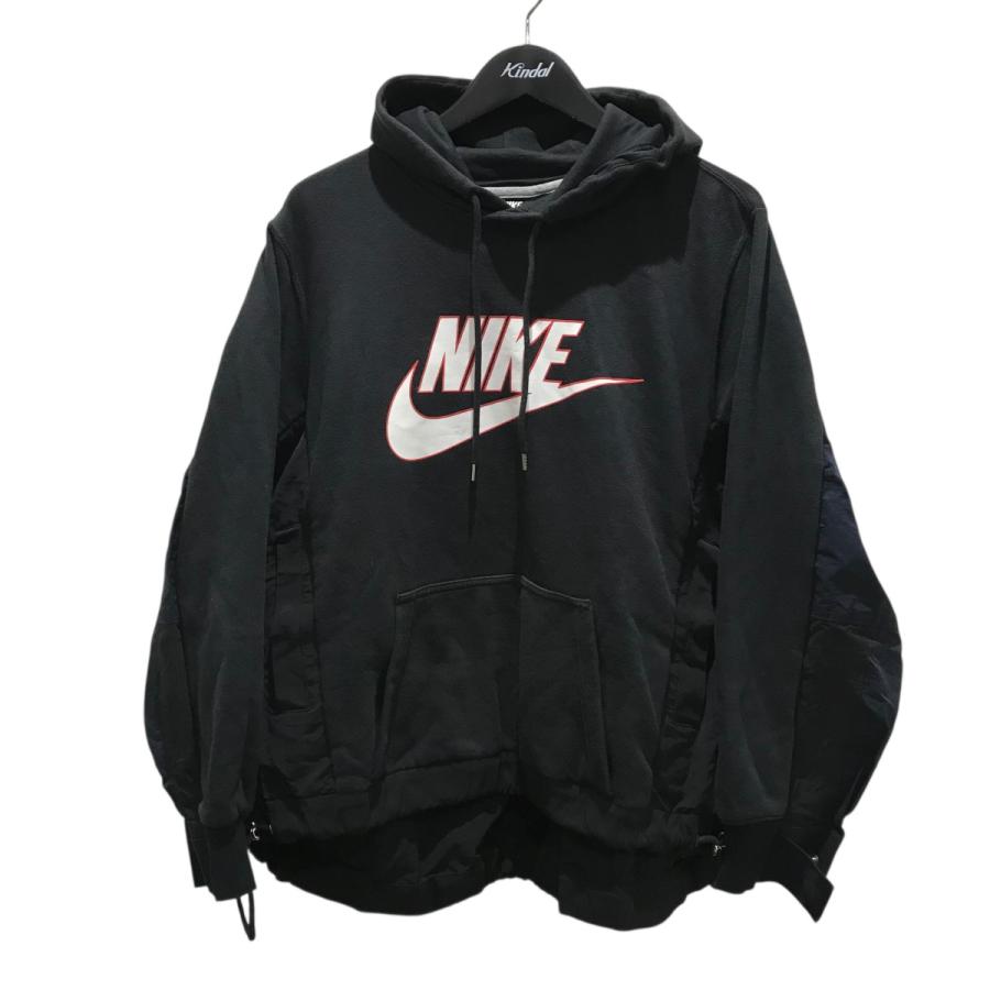 Lサイズ NIKE × sacai 切替プルオーバーパーカー 新品】NIKE x sacai HOODIE ナイキ x サカイ プルオーバーパーカー