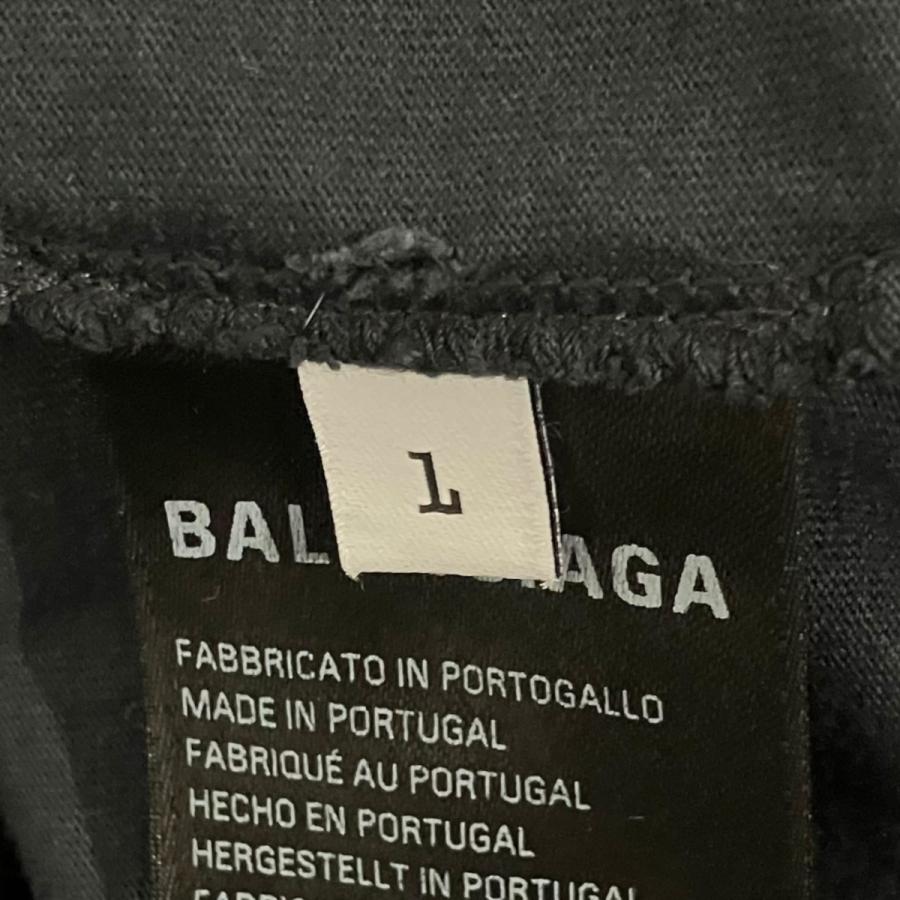 BALENCIAGA（バレンシアガ） ダメージ加工Tシャツ 831305 ブラック