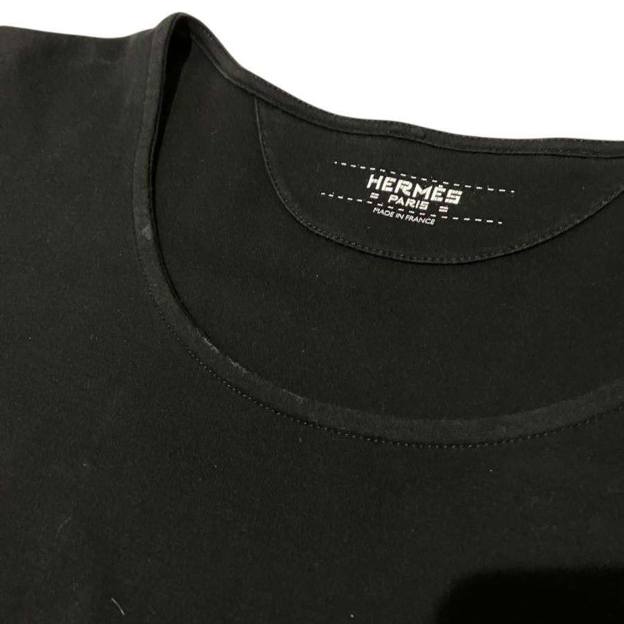 エルメス HERMES 【BOUCLERIE DATTELAGE 】 半袖ワンピース ブラック サイズ：34_7