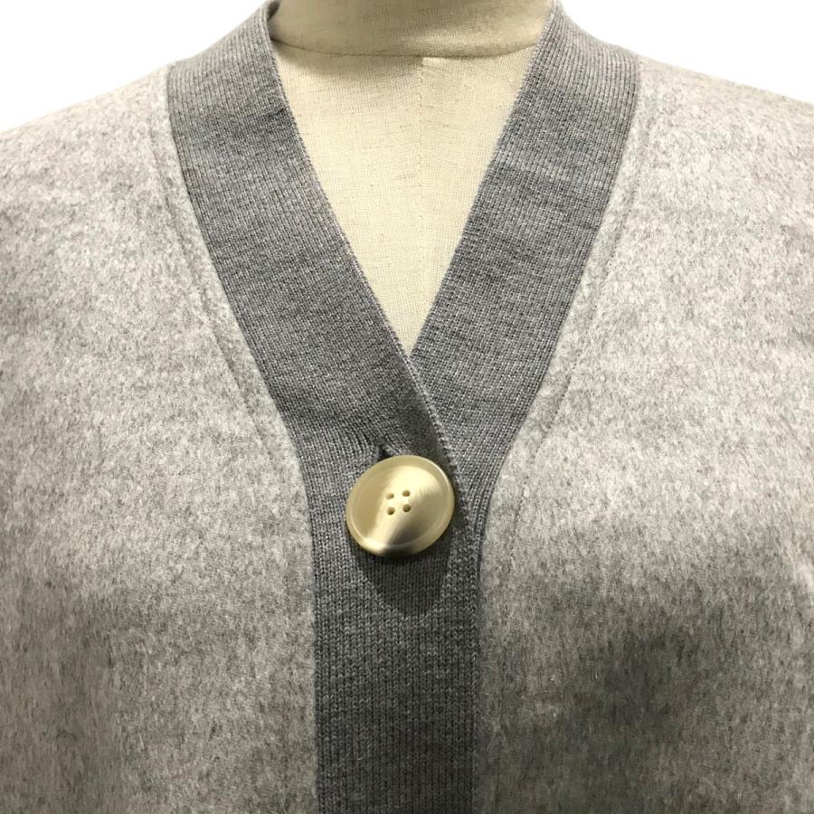 【極美品✨】ENFOLD リブニット　マルチカラー　ウール100% 薄手　伸縮性 ENFOLD（エンフォルド） 【KNIT×RIVER JACKET】 ニット×リバー