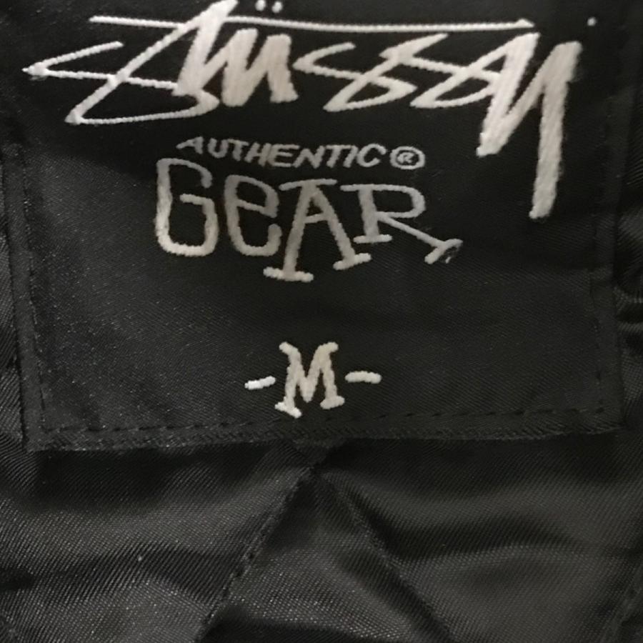 STUSSY（ステューシー） スタジャン ブラック×ホワイト サイズ：M