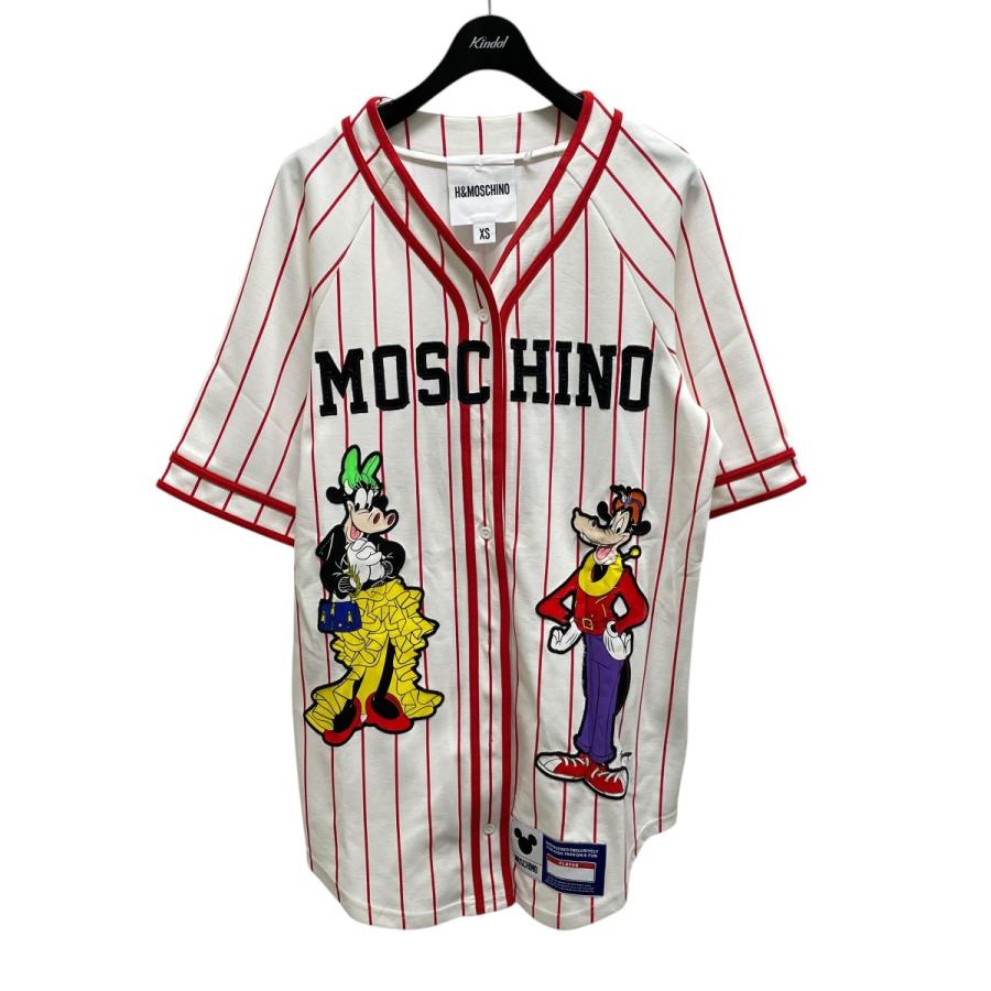 H&M エイチアンドエム×モスキーノ H＆M×MOSCHINO ベースボールシャツ 