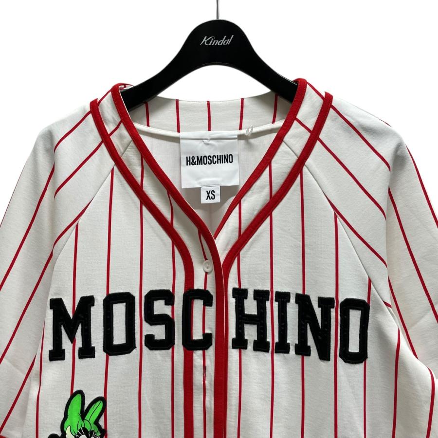 H&M エイチアンドエム×モスキーノ H＆M×MOSCHINO ベースボールシャツ 