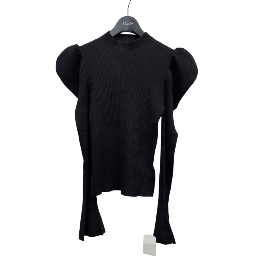 her lip to トップス Her lip to ハーリップトゥ Her lip to Volume Sleeve Rib Knit Top