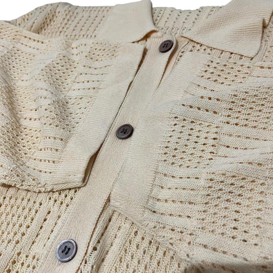 BATONER（バトナー） BATONER 24SS 【WOODPULP SUMMER KNIT POLO 