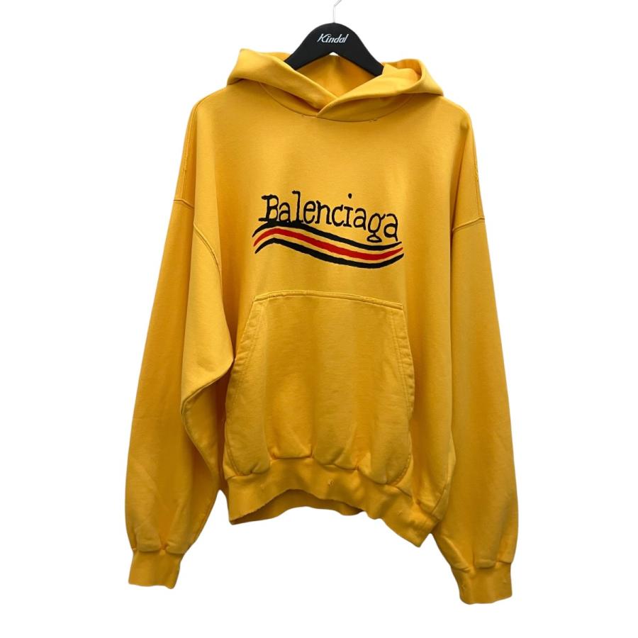 BALENCIAGA（バレンシアガ） デストロイ加工ダメージ加工ロゴプリント 