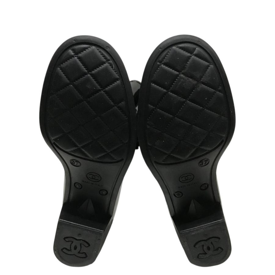 CHANEL（シャネル） カメリアレインブーツ ブラック サイズ：37