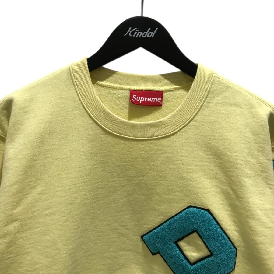 シュプリーム Supreme Big Arc Crewneck スウェット イエロー サイズ 