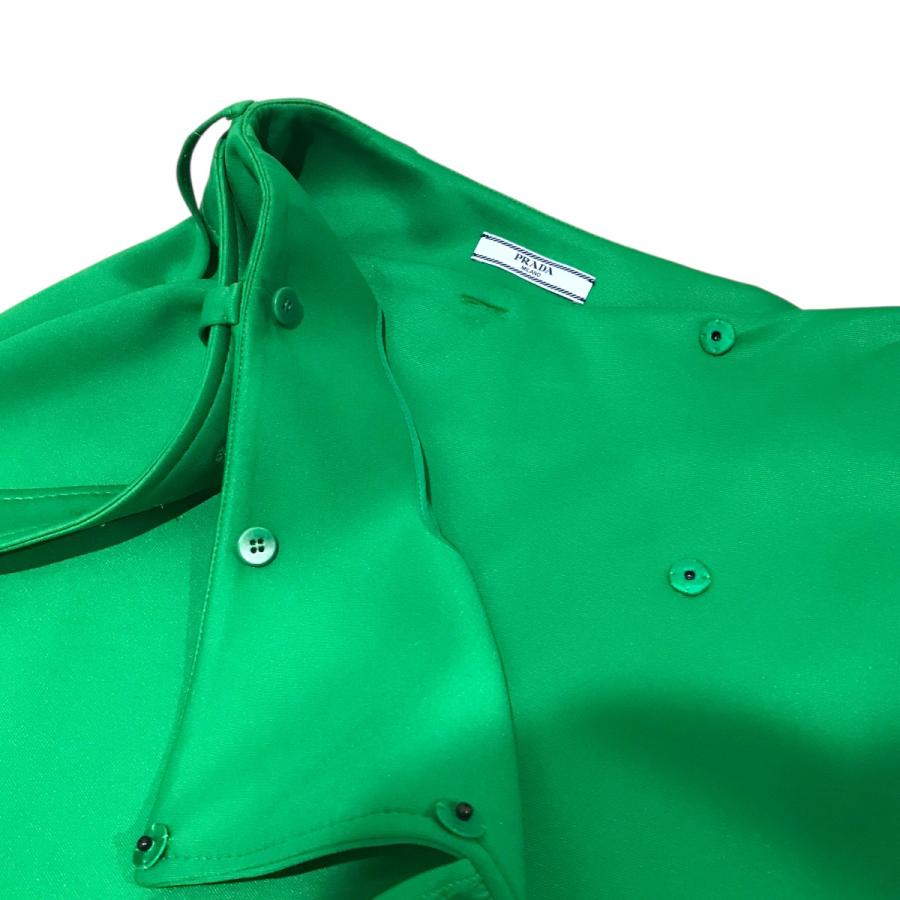 PRADA（プラダ） フリルスカート P1540H グリーン サイズ：36