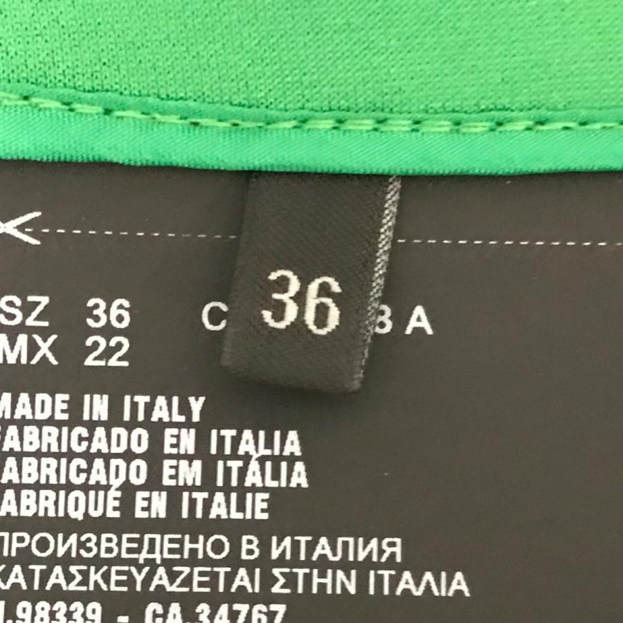 【美品】PRADA プラダ　スカート　カーキ　グリーン　プリーツスカート　38 美品】PRADA プラダ スカート カーキ グリーン プリーツスカート 38