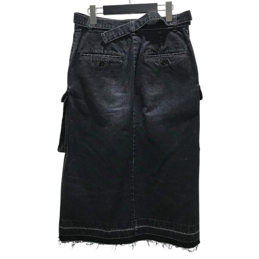 sacai（サカイ） デニムスカート 23-06487 ブラック サイズ：3