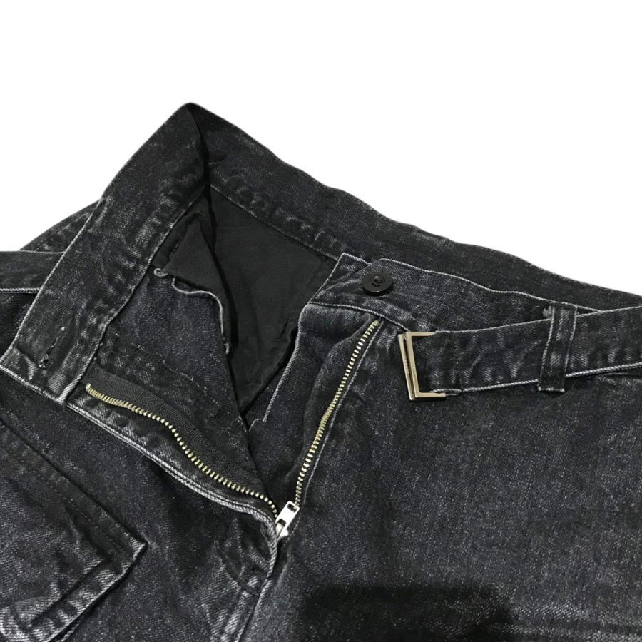 【未使用品】sacai サカイ　ブラック　デニム　フレアスカート　サイズ2 2026年最新】Yahoo!オークション -サカイ sacai スカートの中古品