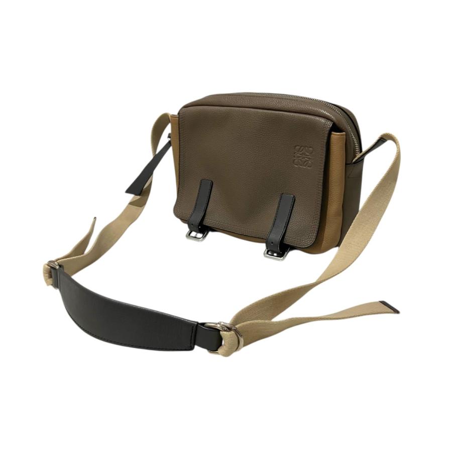 LOEWE（ロエベ） ミリタリーメッセンジャーバッグ ベージュ