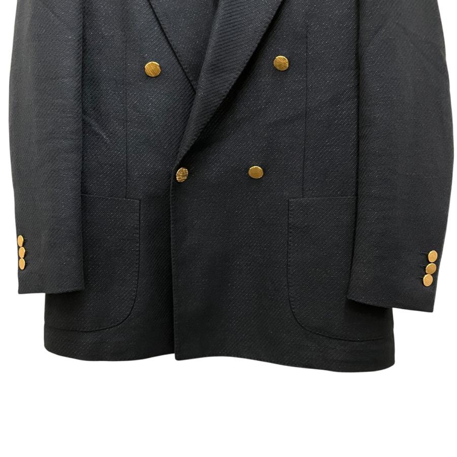LARDINI（ラルディーニ） リネン混金ボタンダブルジャケット JV673AQ