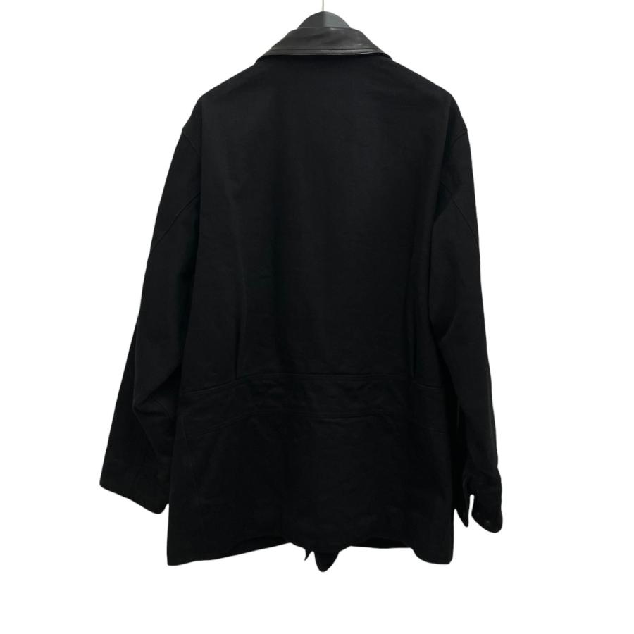 COMOLI（コモリ） デニムレザーワークジャケット A03-01027 ブラック
