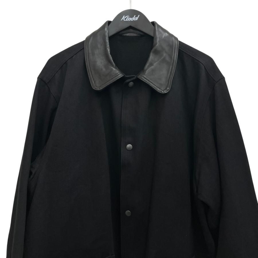 COMOLI（コモリ） デニムレザーワークジャケット A03-01027 ブラック