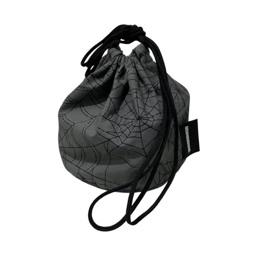 NEIGHBORHOOD（ネイバーフッド） 【SPIDERWEB DRAWSTRING BAG】 巾着