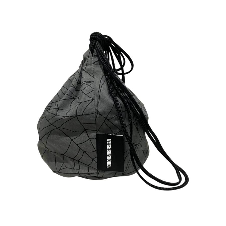 NEIGHBORHOOD（ネイバーフッド） 【SPIDERWEB DRAWSTRING BAG】 巾着