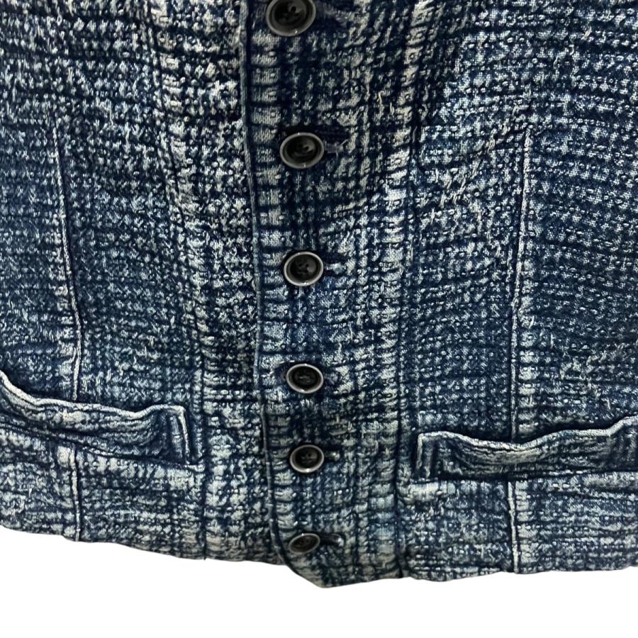 PORTER CLASSIC（ポータークラシック） 刺し子ベスト ネイビー サイズ