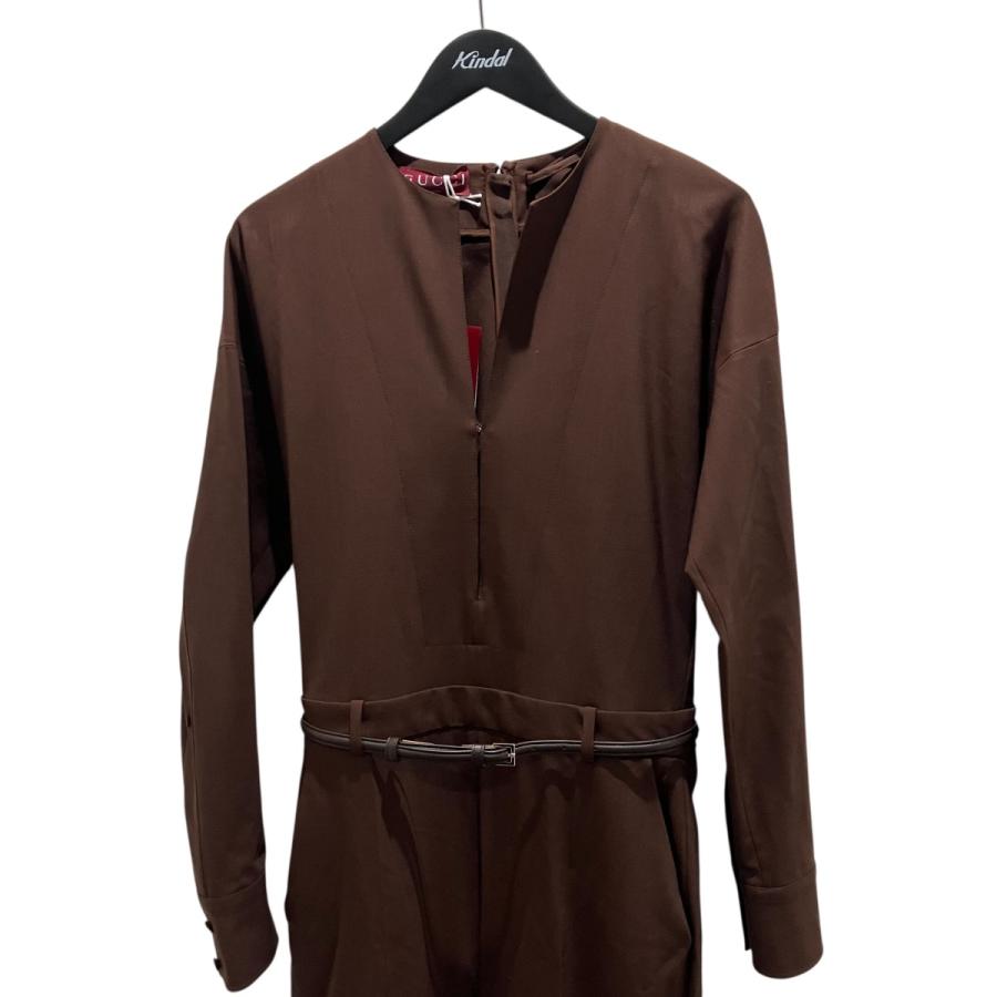 グッチ GUCCI オールインワン 835056 ブラウン サイズ：38_2