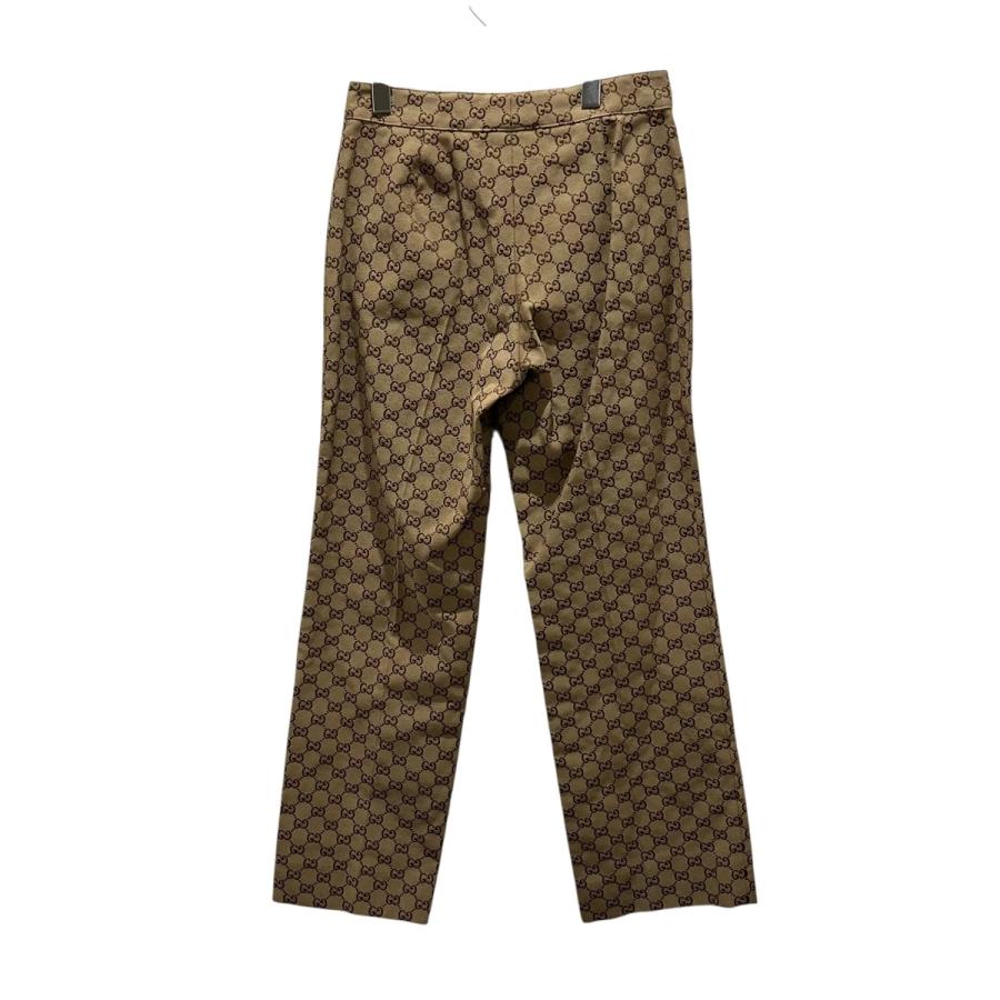 グッチ GUCCI ホースビットベルトパンツ 681507 GG ベージュ サイズ：40_1