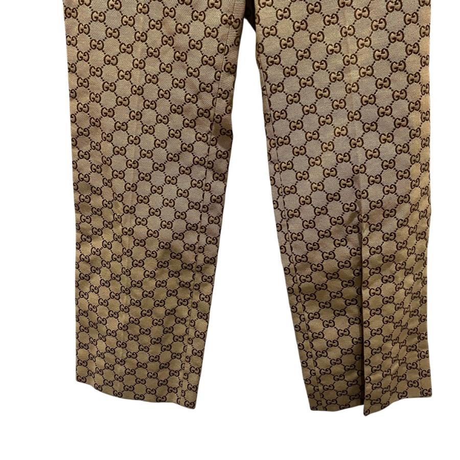 グッチ GUCCI ホースビットベルトパンツ 681507 GG ベージュ サイズ：40_3