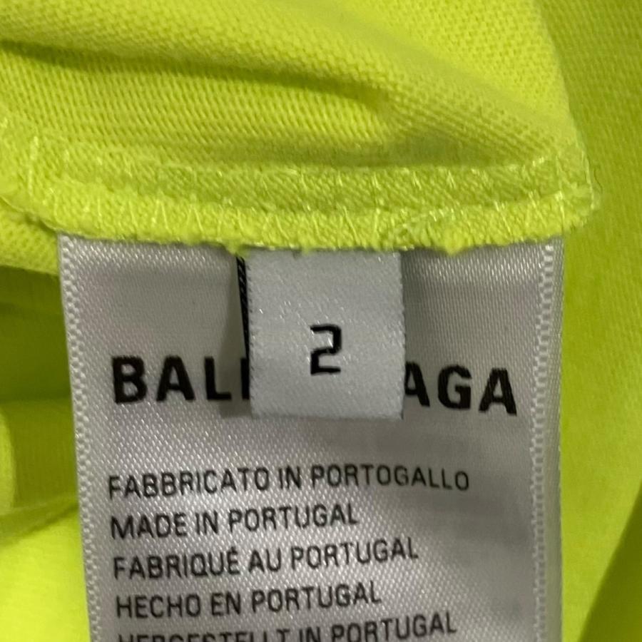 BALENCIAGA（バレンシアガ） ロゴTシャツ 777705 イエロー サイズ：2