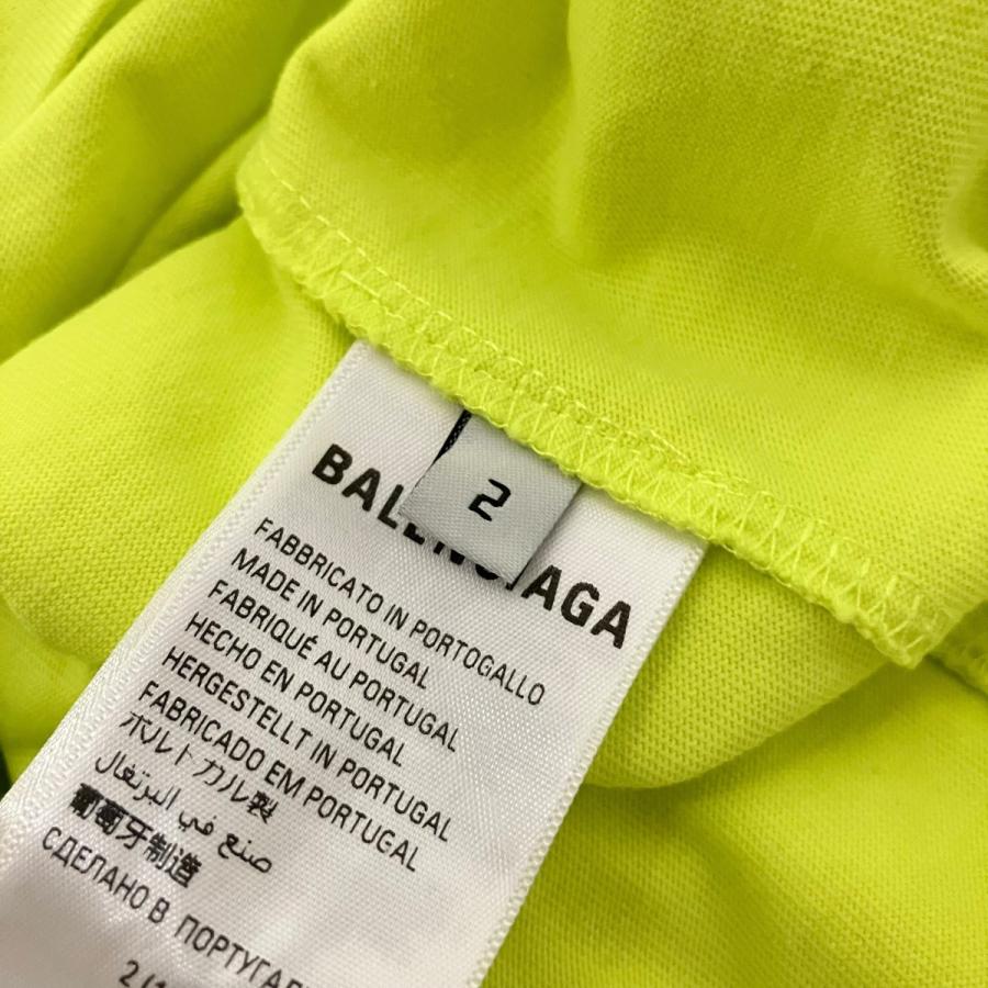 BALENCIAGA（バレンシアガ） プリントTシャツ 777705 イエロー サイズ