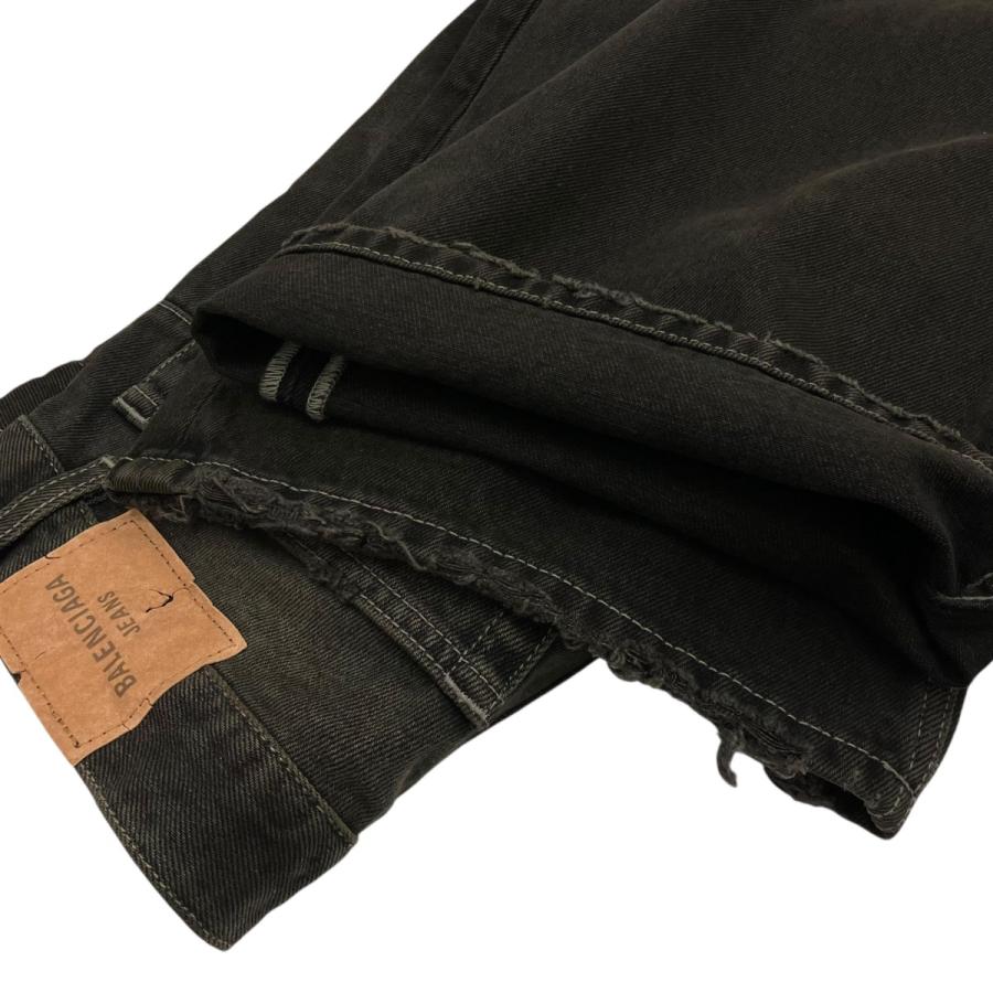 バレンシアガ BALENCIAGA ダメージデニムパンツ 833430 ブラック サイズ：S_5