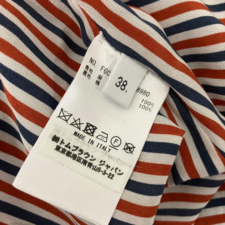 トム・ブラウン Thom Browne ミニチェックスカート FGC402A-06148980 グレー×レッド サイズ：38の画像