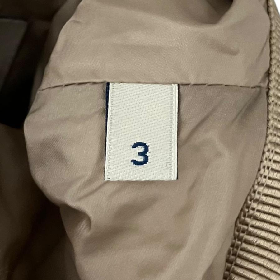 モンクレール MONCLER 【LAURINE】 ノーカラーダウンジャケット J20931A00101 ベージュ サイズ：3の画像