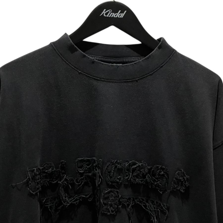 BALENCIAGA（バレンシアガ） ロゴパッチTシャツ 783399 ブラック